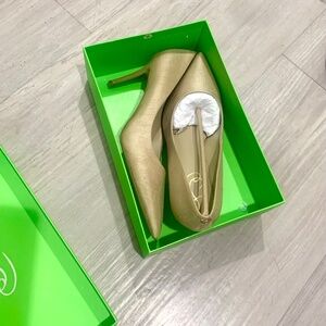 Sam Edelman Sheer Gold Heels